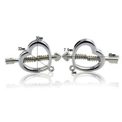 Generique Pinces pour les tétons Cupid Heart